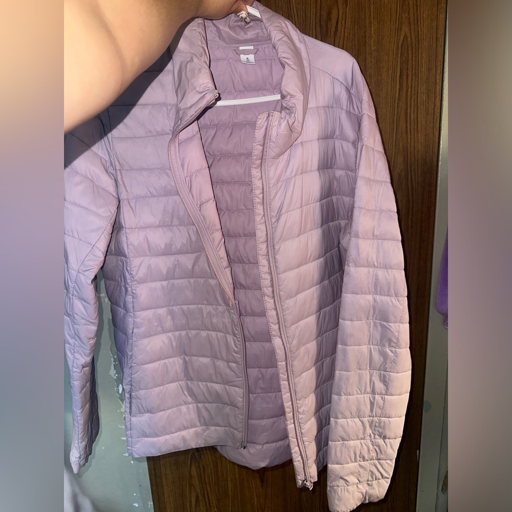 Old Navy Light Purple Lightweight Puffer Jacket Quilted Jacket size xl tall